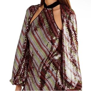 RIXO London Harriet Sequin Mini Dress